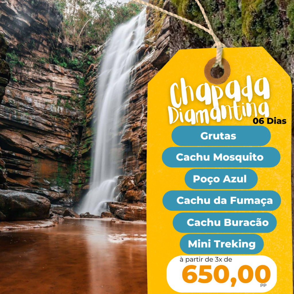 Pacote Chapada Diamantina 6 dias Discover Chapada Turismo Pacote para