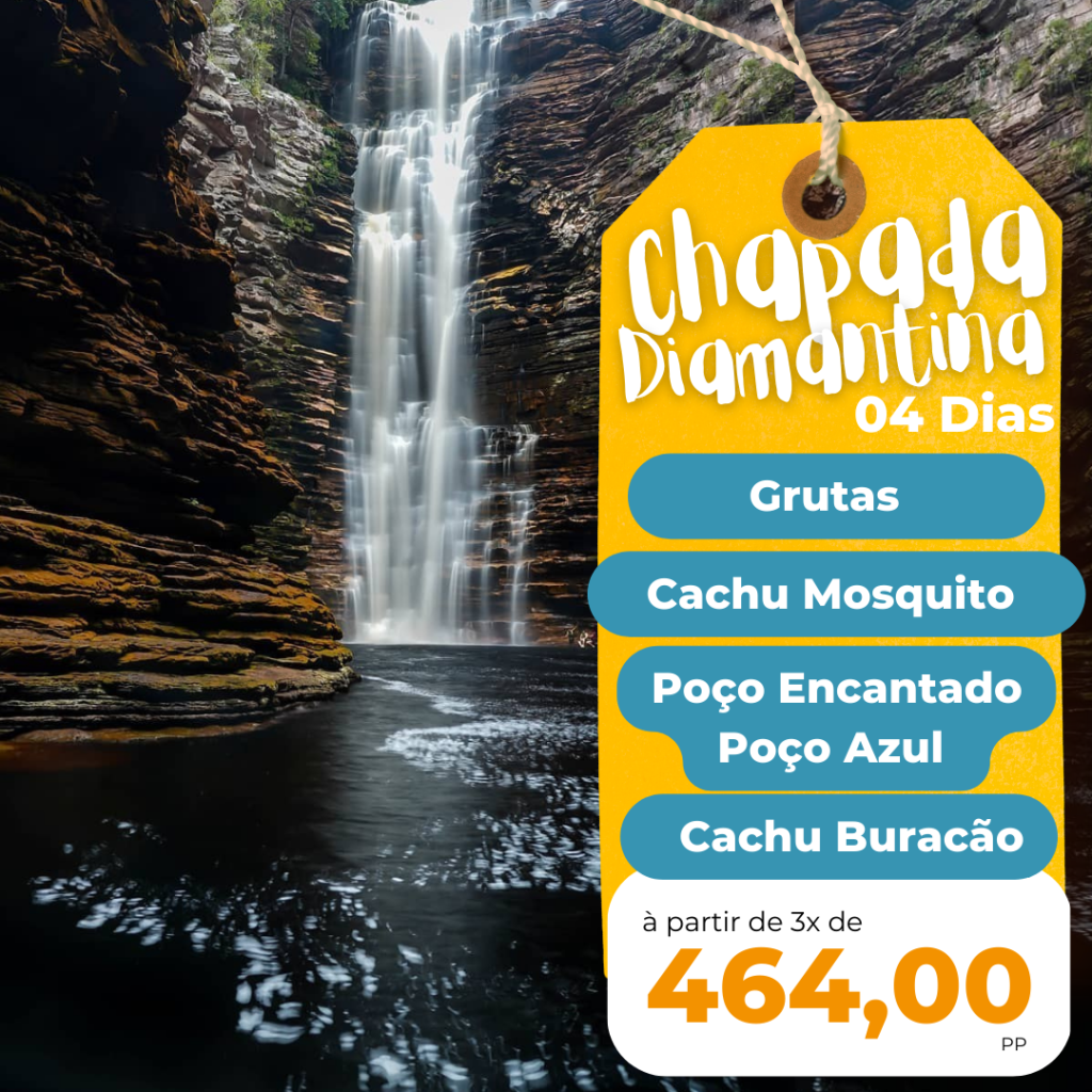 Pacote Chapada Diamantina 4 Dias Chapada Diamantina Bahia Agência